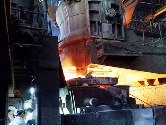 連鑄設(shè)備運(yùn)行中